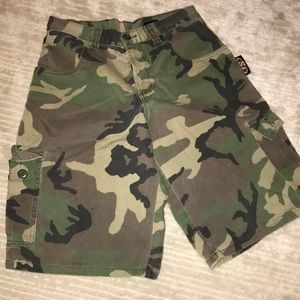 Oversized Camo Shorts